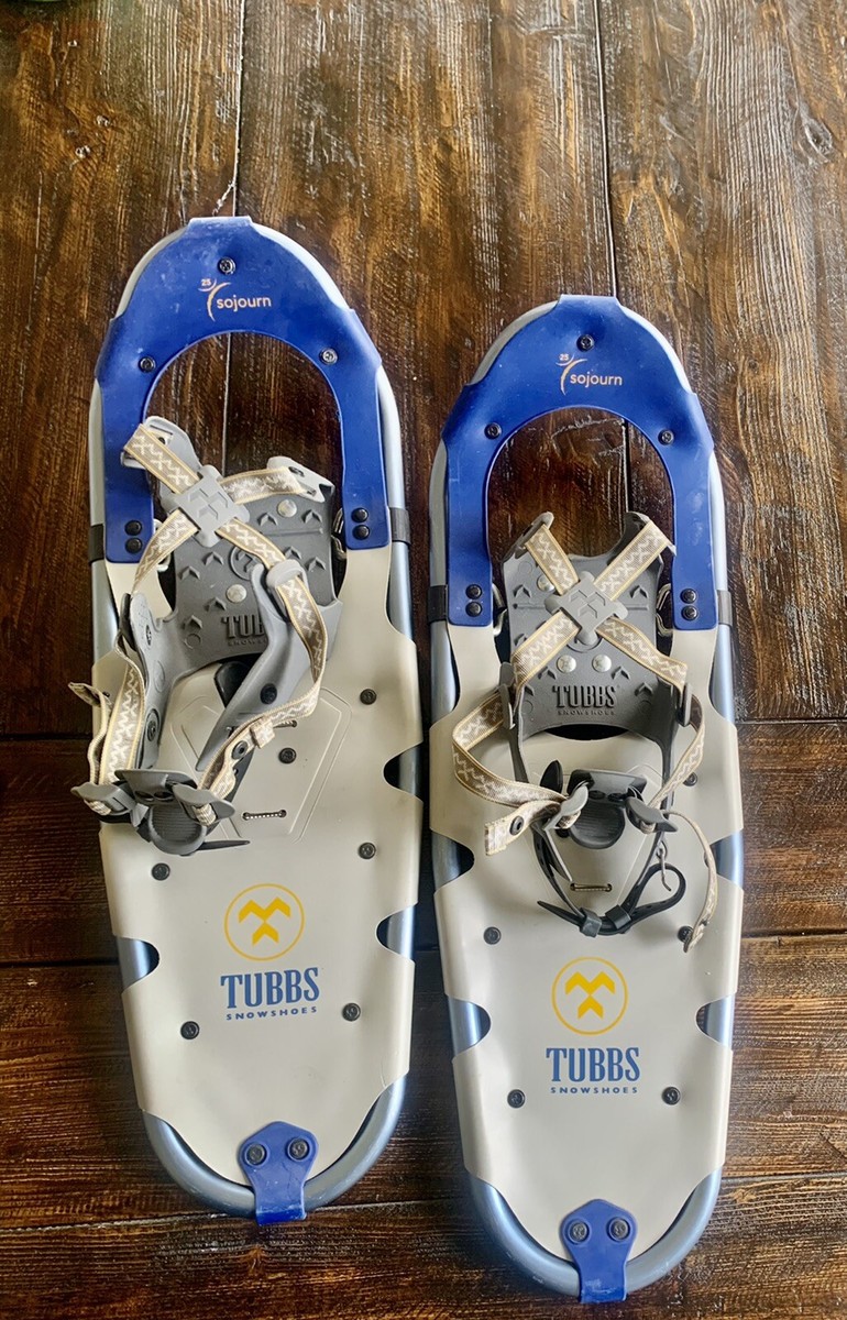 Tubbs Sojourn 25 Snowshoes 25” Blue Gray Gently Used With New