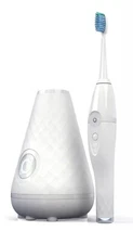 Tao Clean UMMA DIAMOND Sonic Toothbrush with UV Sanitizing Cleaning Station WHT