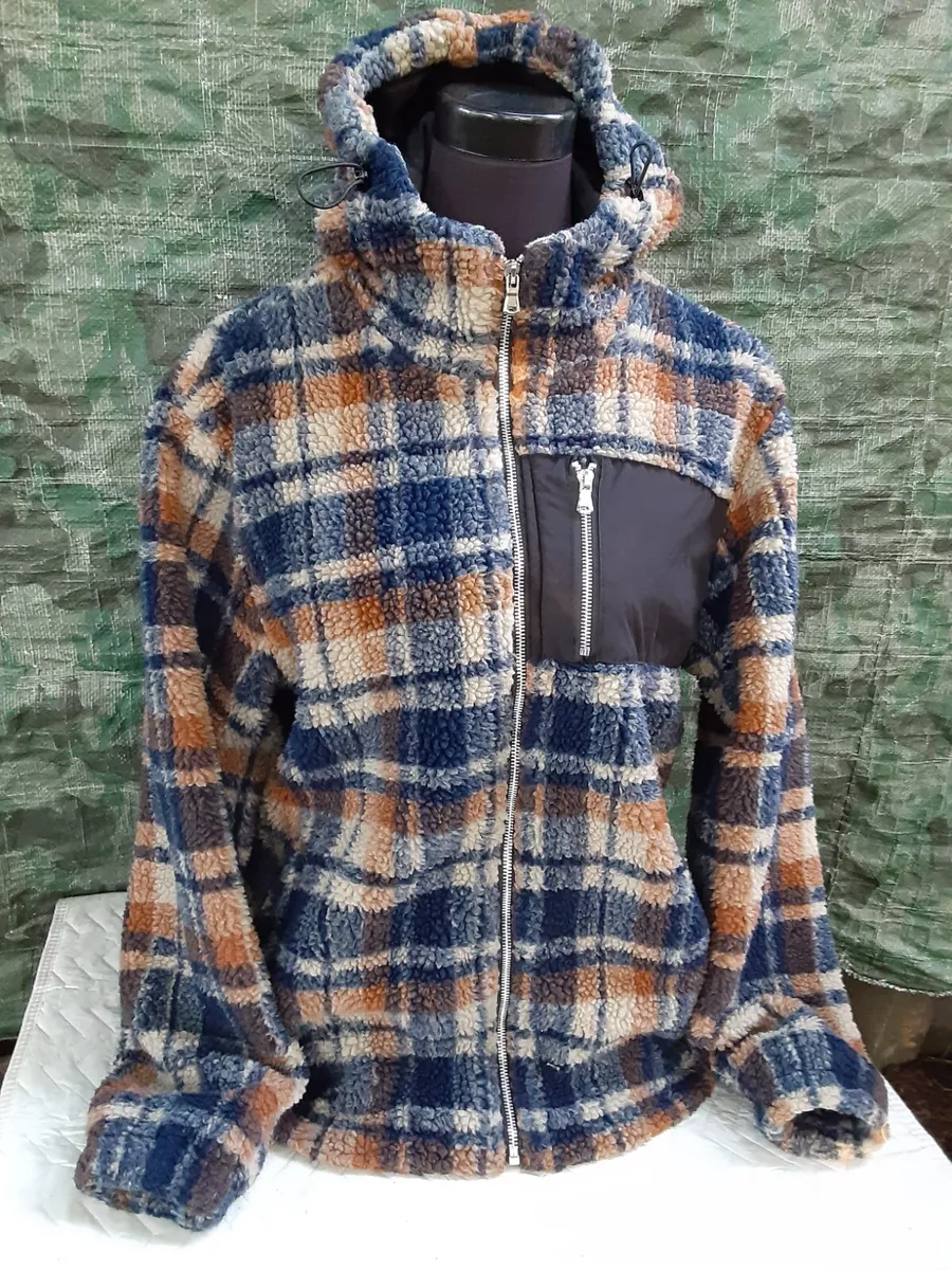 Shein plaid cheap jacket