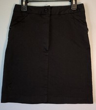 Vintage 90s / Y2K Fashion Bug Short Black Skirt - Size 4