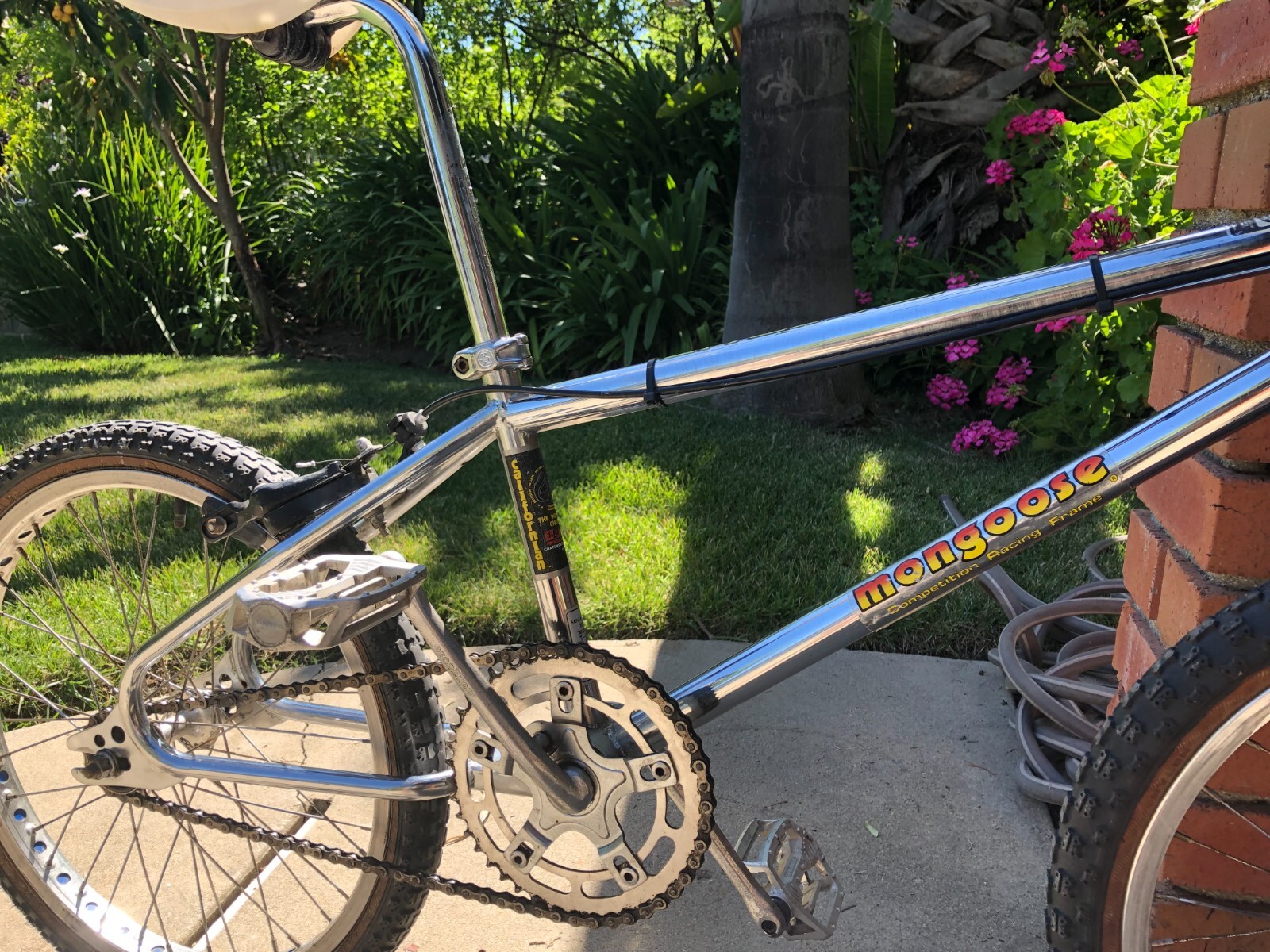 Mongoose BMX Bike 1983 includes new tires, tubes, liners, grips, and mini pump