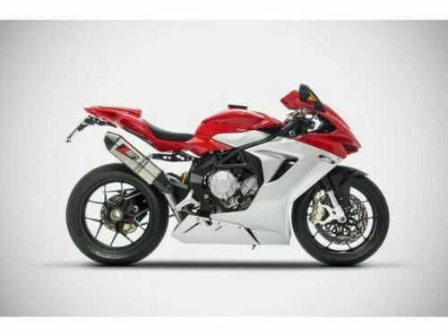 Scarichi completi in titanio per moto MV Agusta