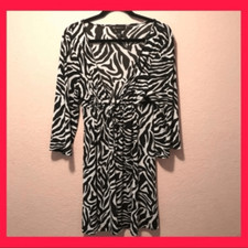 NWOT. INC zebra print swimsuit coverup