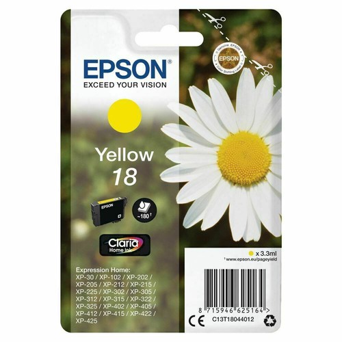 Genuine Epson 18 Ink Cartridges for Epson XP-405 XP-205 XP-325 XP-102 Lot - Picture 5 of 6