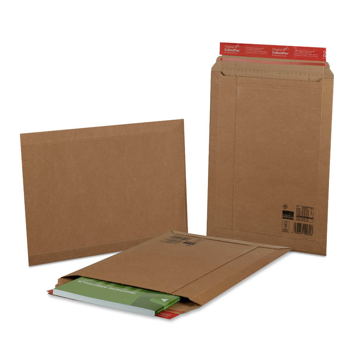 Busta A Sacco - In Cartone - Chiusura Autoadesiva - 290 X 400 X 50 Mm Avana Colompac - Foto 7
