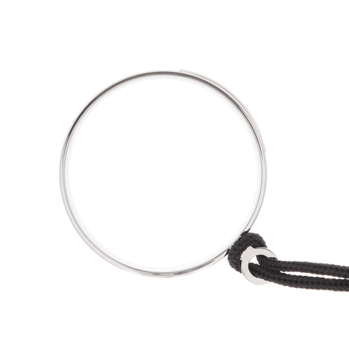 Classico Monocolo Bordato Filo, Medio (37mm) in Argento, Oro - Foto 2 di 3
