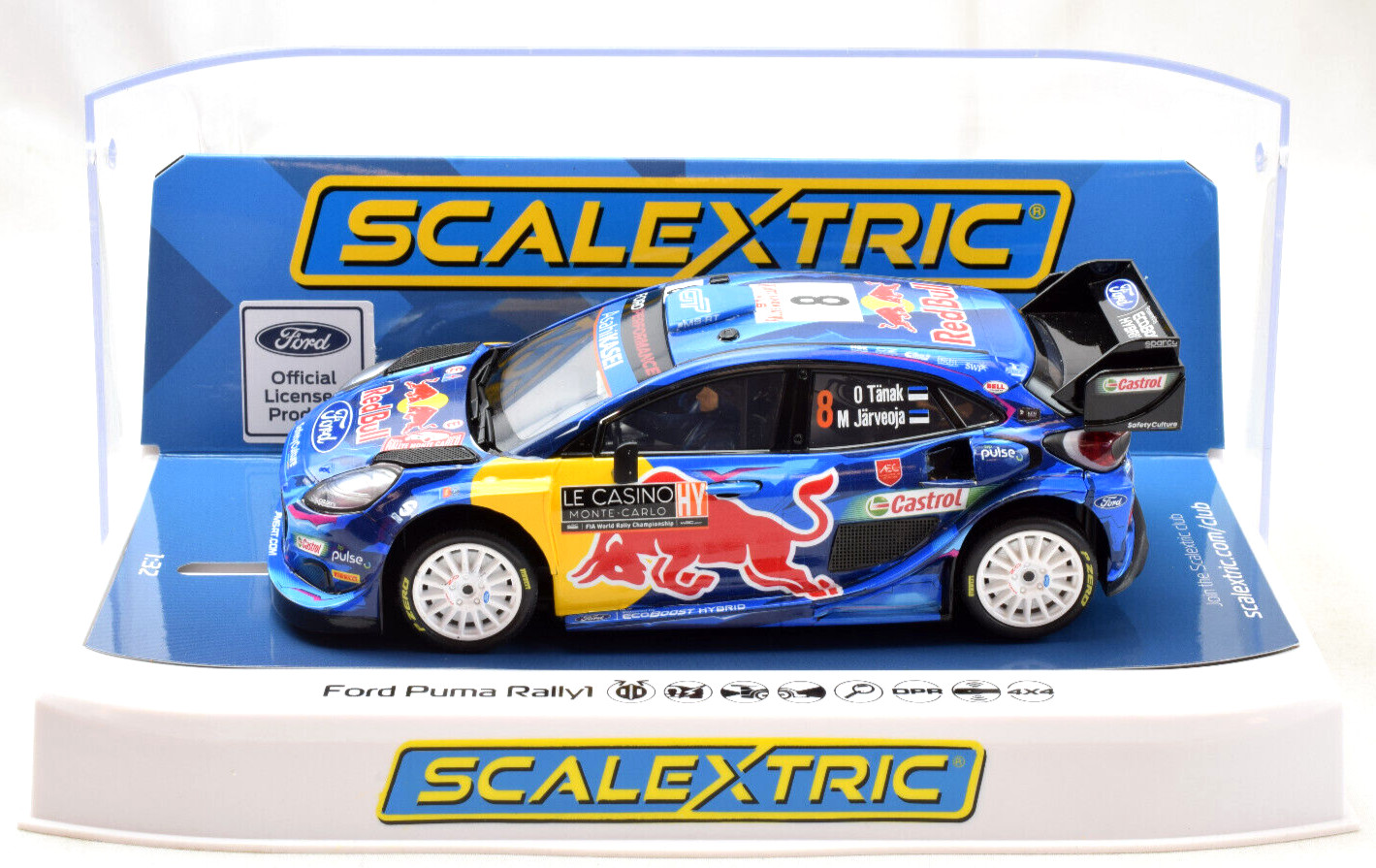 Scalextric Red Bull Ford Puma Rally1 4x4 DPR Фары в масштабе 132 Игровой автомобиль C4501 10390₽