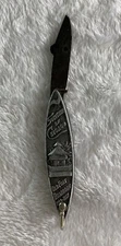 SOUVENIR OF CHICAGO FOLDING POCKET KNIFE Old Fort Dearborn 1803 - 1857 1 Blade