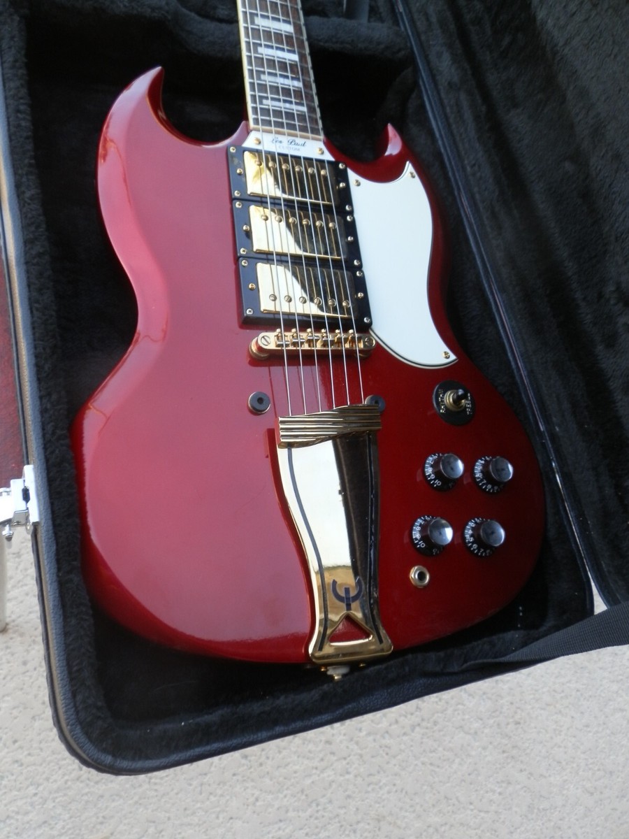 ギター Epiphone Les Paul SG Custom 3PU EPIPHONE SG LES PAUL CUSTOM W/ 3 PICKUPS,1963 LES PAUL MODELW/CASE