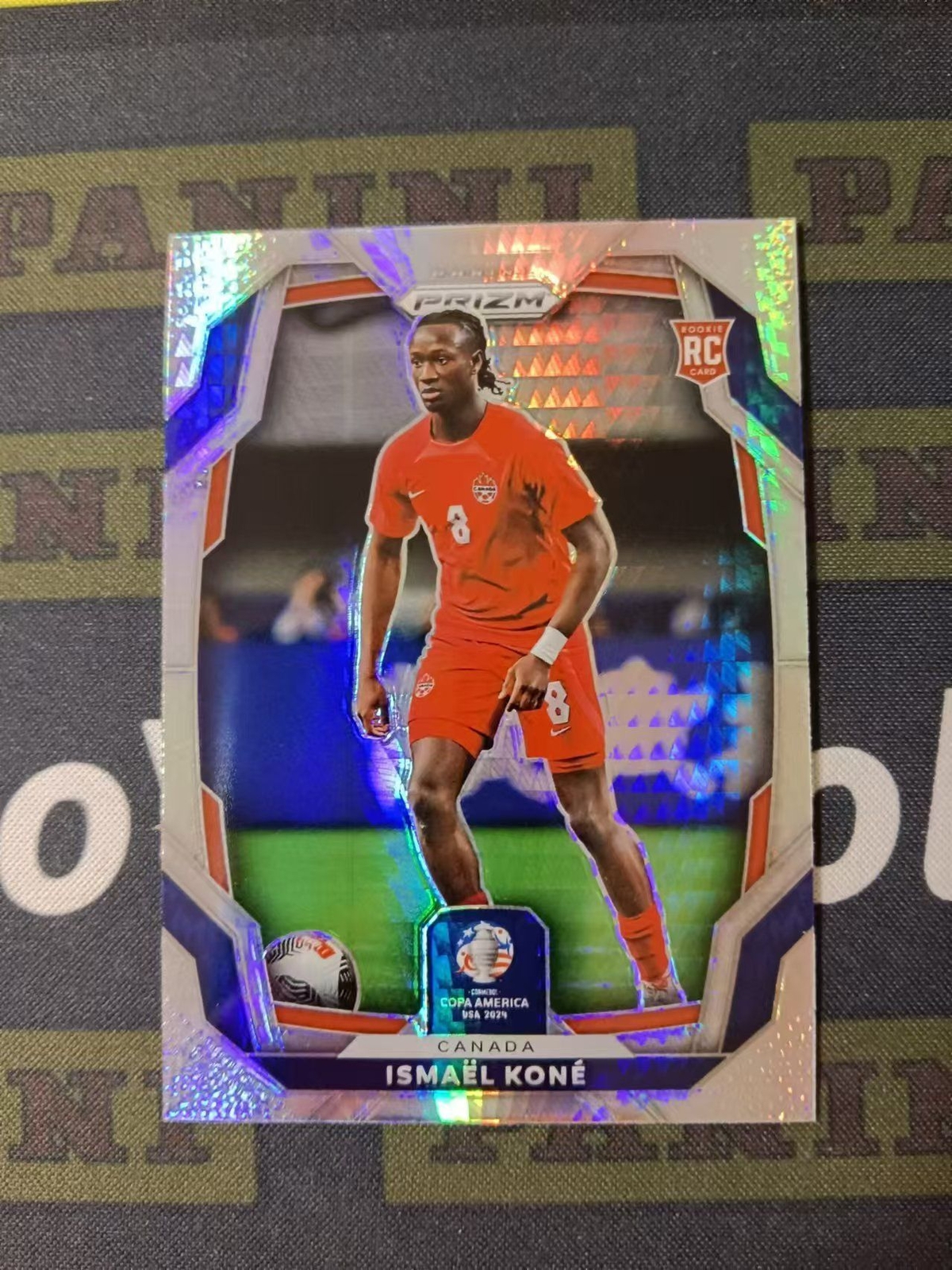2024 Panini Prizm Copa America Ismael Kone Rookie RC Hyper SSP Canada Marseille