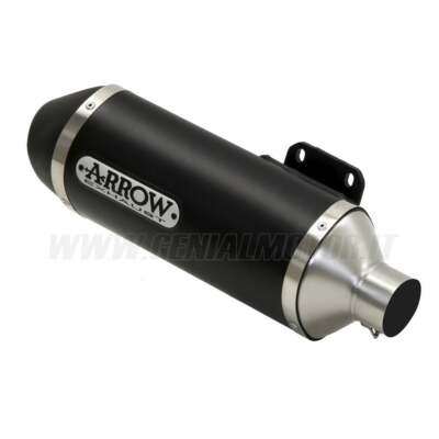 Komplett Auspuff Arrow Urban Aluminium Schwarz Honda Forza 125 2015 > 2016