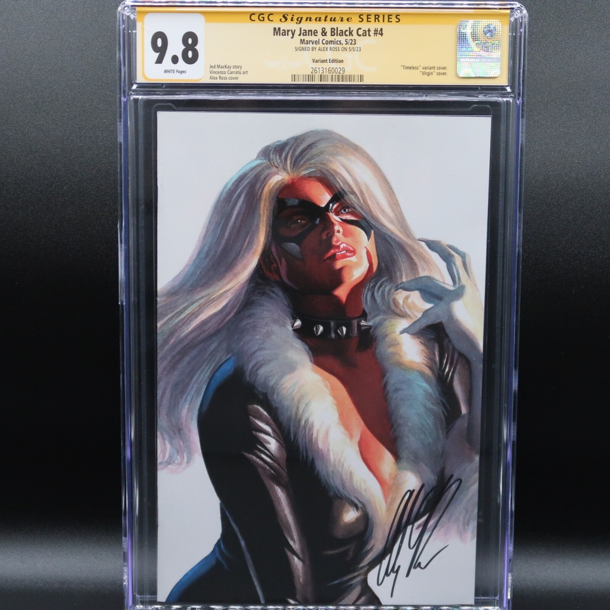 Mary Jane & Black Cat #4 - Alex Ross Timeless Black Cat - CGC