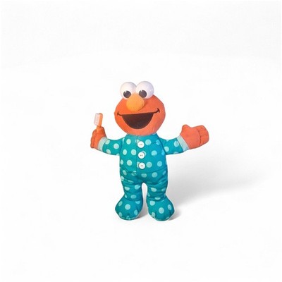 Hasbro Sesame Street Elmo Plush Learn To Brush Your Teeth Interactive Doll 12''