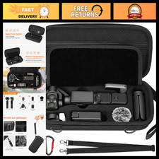 Compact Hard Shell Carry Case for DJI OSMO Pocket 4, Travel Bag with Shoulder St