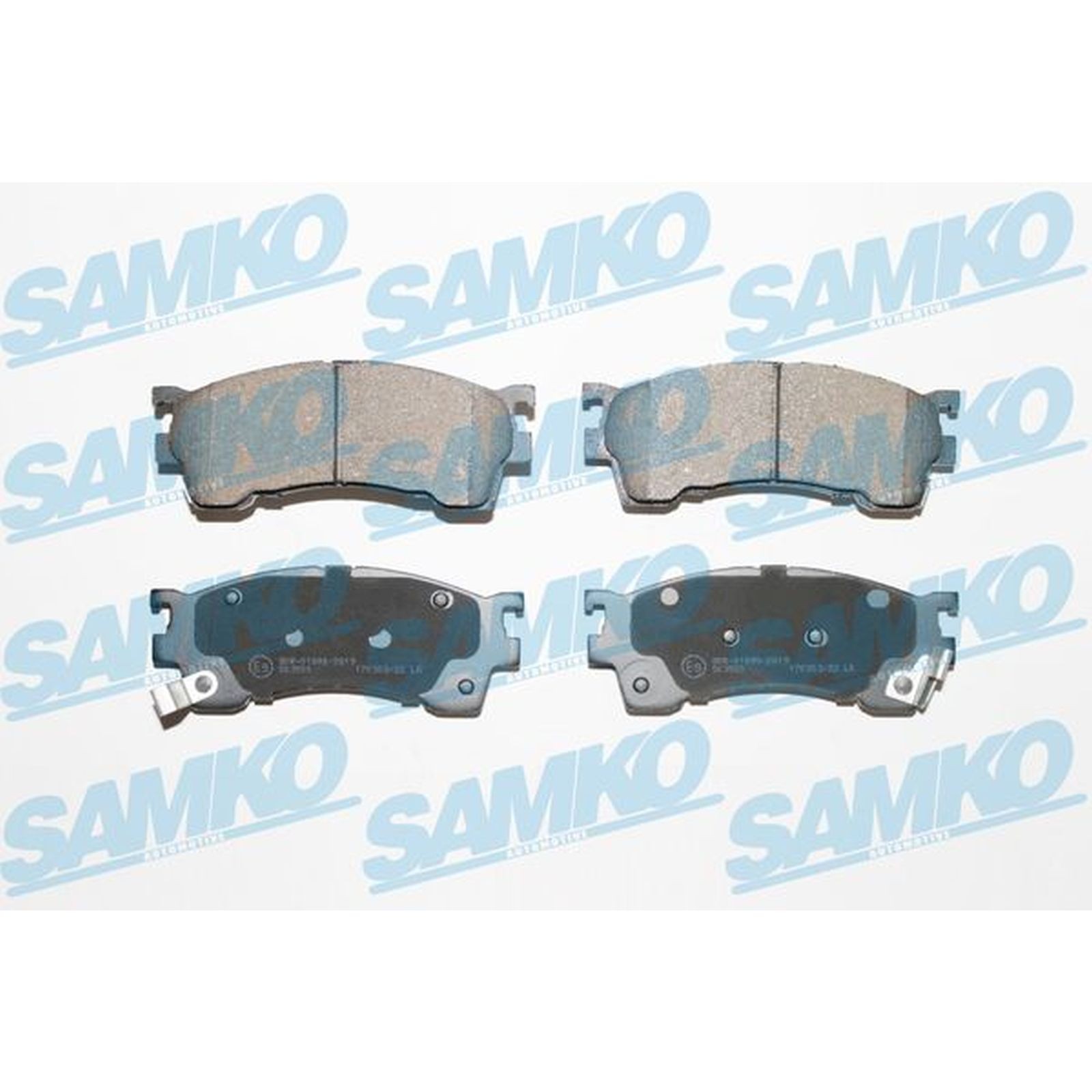 1x ORIGINAL® SAMKO Bremsbelagsatz, Scheibenbremse Vorne für Mazda 626 V
