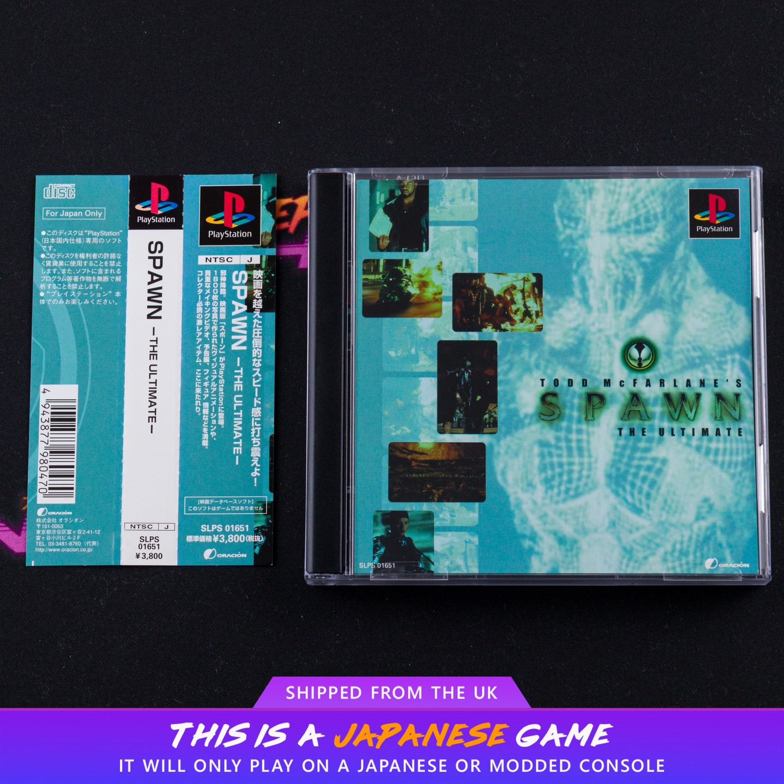 Spawn: The Ultimate PS1 Sony PlayStation 1 NTSC-J Japanese CIB | UK Seller