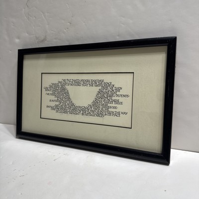Framed Lao Tse Simple Poem Wall Art 15x9 , Art made by Michael Podesta