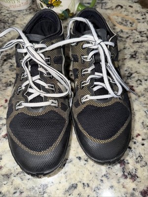 Nike Free Run Bionic Women's 6.5 Black Gold Silver Training Shoes 599269-001 B2B