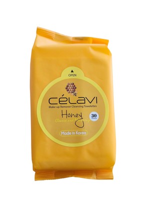 Celavi Make-Up Remover Cleansing Towelettes - Honey - Lot of 2