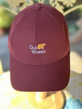 Old Works Golf Men’s Adjustable Golf Cap Maroon Anaconda, Montana
