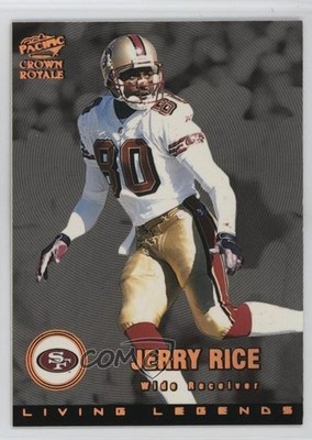 1998 Pacific Crown Royale Living Legends 184/375 Jerry Rice #10 HOF 1m5u