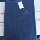 NWT Simply Southern Shirt Long Sleeve Women Size Sm Long Sleeve Blue Adventure