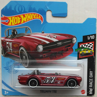 Hot Wheels Triumph TR6 Weinrotmetallic Neu/Ovp Roadster Oldtimer Hw Auto Mattel