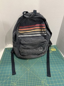 RIP CURL WET SUITS BACKPACK Surf Dream Vintage Denim Bag 2 Pocket NICE 16x12”