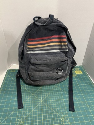 RIP CURL WET SUITS BACKPACK Surf Dream Vintage Denim Bag 2 Pocket NICE 16x12 