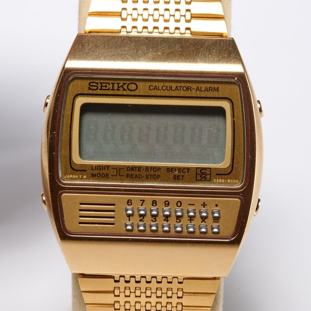VTG Seiko Digital Calculator Alarm Wristwatch C359‑50… - Gem