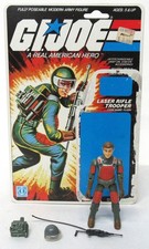Hasbro GI Joe Flash V1 Straight Arm 1982 Complete With Cardback