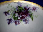 Vintage Crown China CO Tea & Cup & Saucer Purple & White Violets - Lovely — photo 7