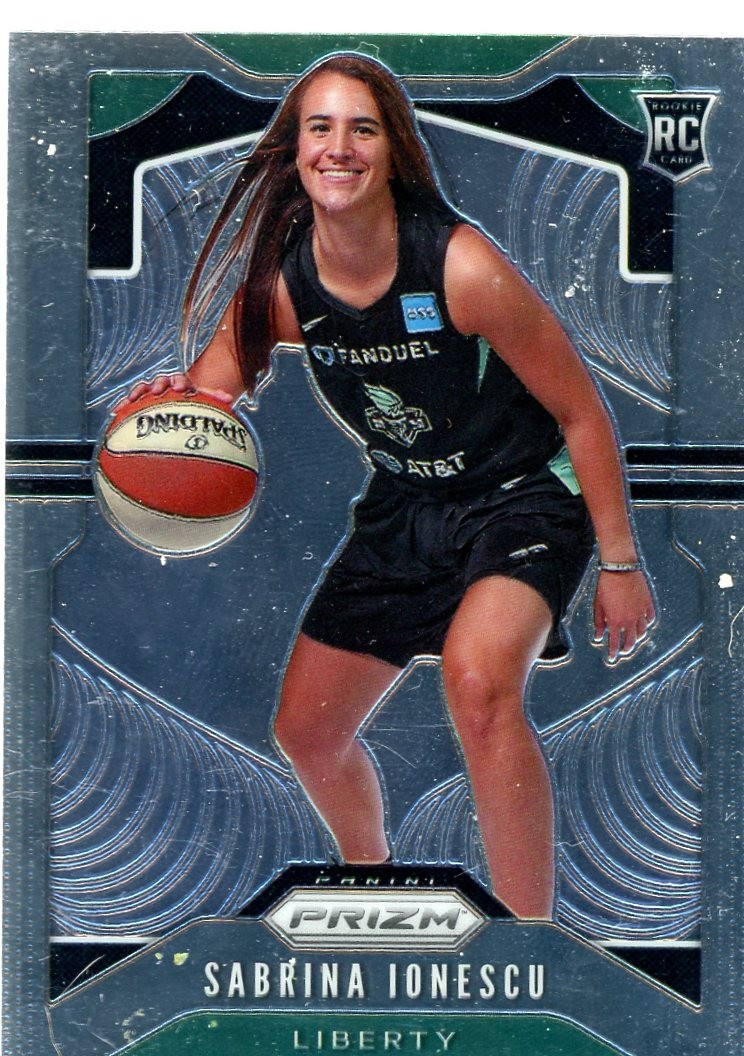 2020 Panini Prizm WNBA #89 Sabrina Ionescu RC Rookie Liberty