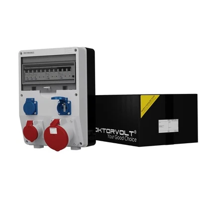 Stromverteiler TD-S/FI 1x63A 1x16A 2x230V franz/belg System Doktorvolt 2473 - Bild 1 von 4