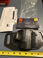 Leather and Kydex Holster Springfield XD40 Sub Compact 3” Pistol OWB / Belt