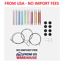 New Prism Aluminum Options Interchangeable Needle Set by  nit P icks