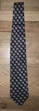 Ermenegildo Zegna Mens Neck Tie Made In Italy 100 Silk Geometric Print