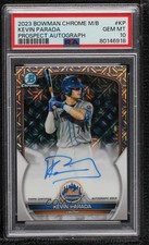 2023 Bowman Chrome Prospect Mega Box Kevin Parada PSA 10 GEM MT Auto 06bg
