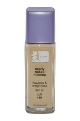 Almay Nearly Naked Liquid Makeup SPF 15 Flawless & Weightless 140 Buff Beige 1oz