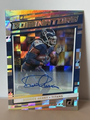 Derrick Henry /10 - 2020 Panini Donruss #D-DH - Dominators Autograph