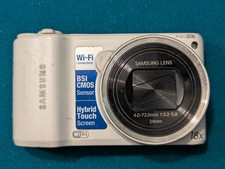 Samsung WB Series WB250F 14.2MP Digital Camera - White Parts/Repair No Battery