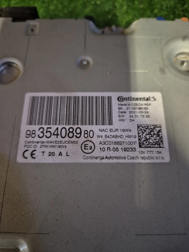 AUTORADIO NAC PEUGEOT 208 E 2008 ANNO DAL 2020 AL 2023 9835408980 - Immagine 2 di 3