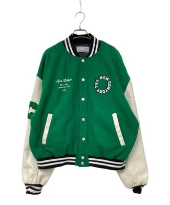 HARSH AND CRUEL                    Leather switch jacket green