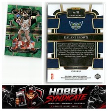 2024 Panani Select WNBA #10 Kalani Brown Green Cracked Ice