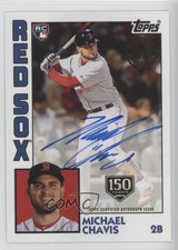 2019 Update 1984 Topps Baseball 150th Anniversary 24/150 Michael Chavis Auto v3r