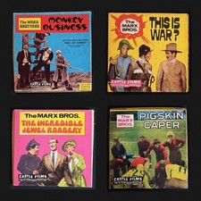 Marx Brothers Super 8 Film Lot 4 Castle Films Duck Soup Horse Feathers B/W