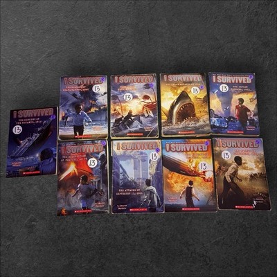I Survived Book Lot 9 Scholastic Lauren Tarshis Chapter Books Mixed Titles