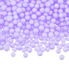 Foam Beads, 4-6mm Mini Polystyrene Foam Balls Purple, 1 Pack 29g