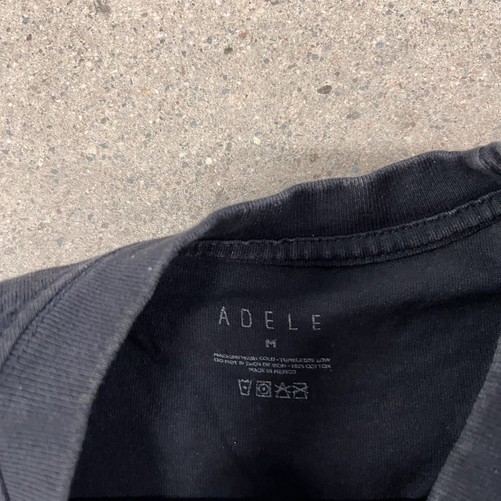 Adele Shirt  Medium Black Weekends With Adele Con… - image 2
