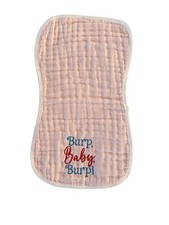 Soft Baby Burp Cloth Absorbent, Gentle Cotton for Newborns, Ideal for Feeding,
